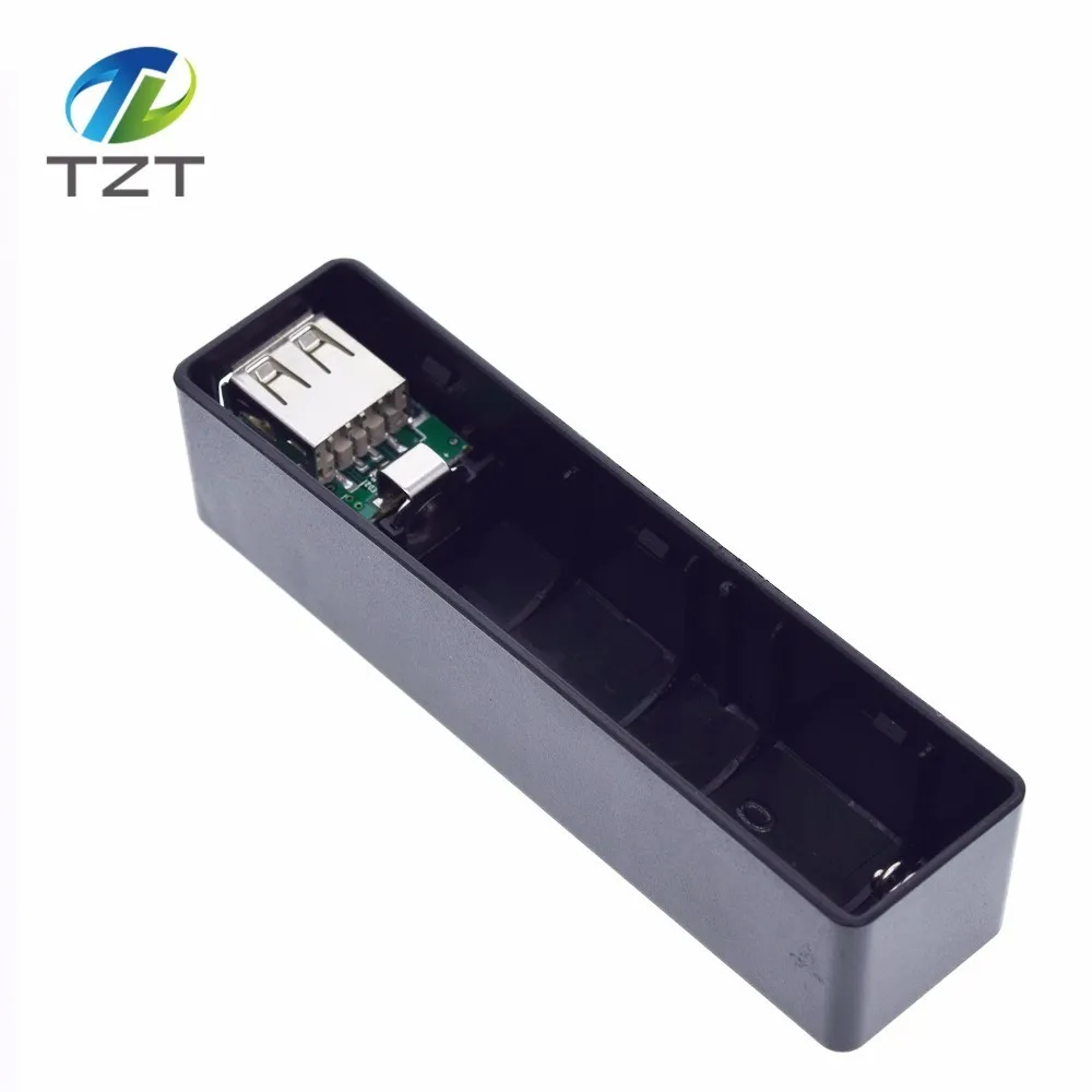 TZT USB power Bank чехол Комплект 18650 зарядное устройство DIY Box Shell Kit черный для Arduino