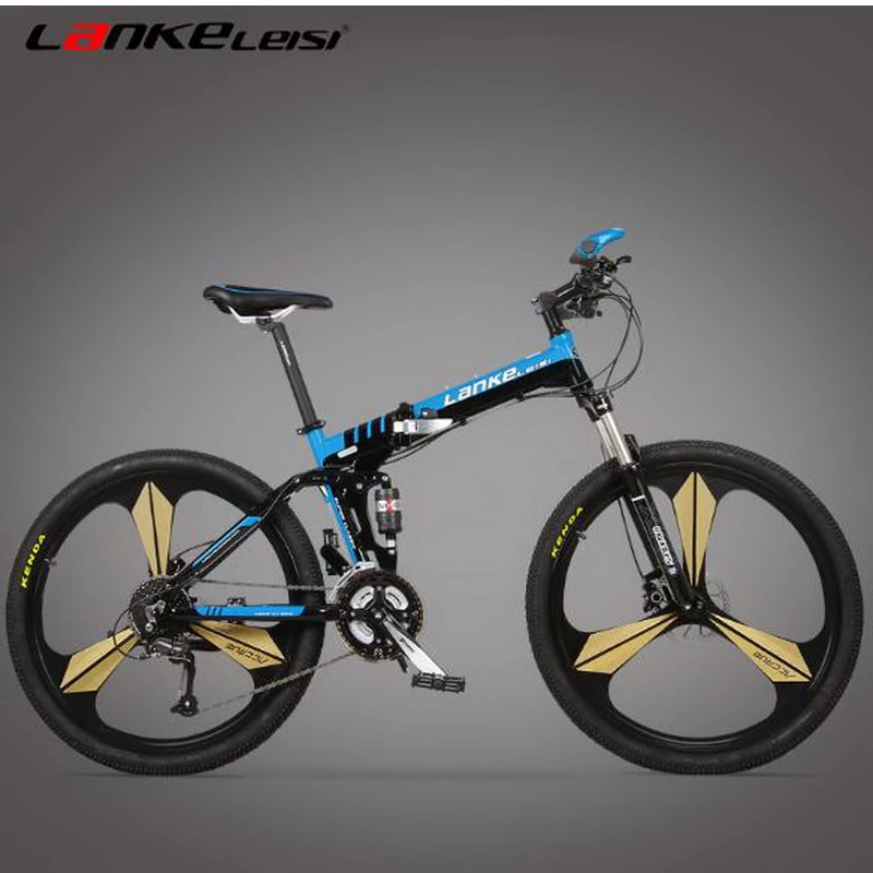 tb250902-1/Folding bike/26 inch 24/27 speed/oil brake one round folding mountain bike/men and women models/Positioning flywheel