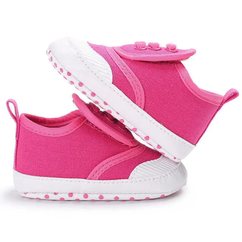 Милые Детские парусиновые кроссовки для маленьких мальчиков и девочек с мягкой подошвой, обувь для малышей 3-18 месяцев