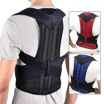 

Mrosaa Back Support Protection Body Shoulder Posture Pain Relief Corrector Belt Strap Reinforcement Home Health Care Gift