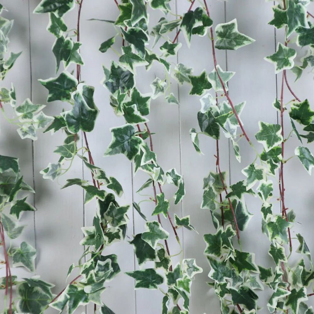 4x1,8 м искусственный Плющ искусственная Виноградная лоза Hedera Helix листья из ротанга домашний Свадебный декор