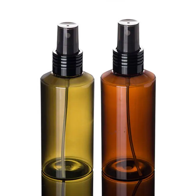 6pcs/set 100ML Brown Picklesgreen Spray Bottle Fine Mist Sprayers Liquid Spray Bottle Astringent Toner Bottles