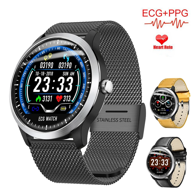 

NEW Fashion Smart Watch for Men Women with Heart Rate Blood Pressure Monitor Call Message Reminder Pedometer ECG PPG Smart Watch