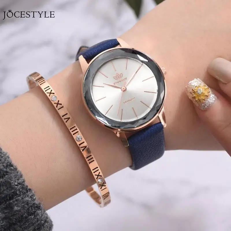 

Fashion Unisex Business Watch PU Leather Minimalist Dial Quartz Clock Wristwatch Watch Luxury new style Reloj femenino