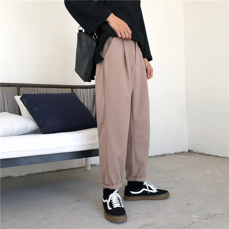 

2018 Winter Thick And Solid Keep Warm Woolen Material Leisure Pants trousers Men Male Heavy Homme Streetwear sweatpants