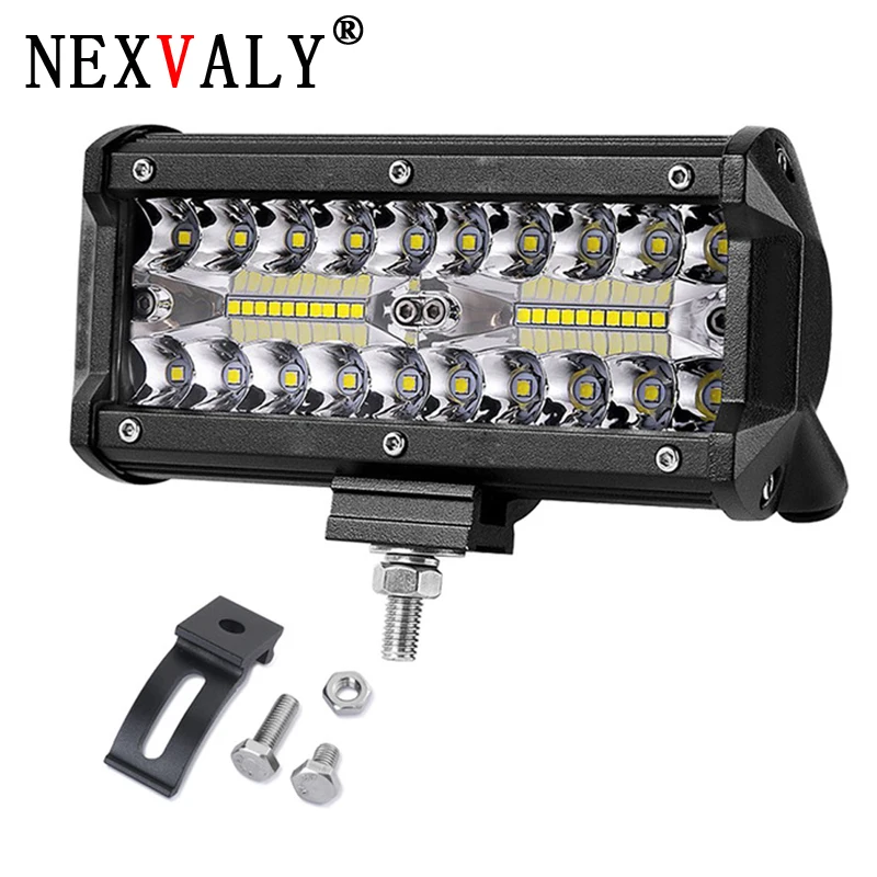 

7inch 120w LED work light bar combo beam car Driving lights for Off Road truck 4WD 4x4 UAZ motorcycle ramp 12V 24V auto fog lamp