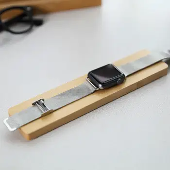 

Smart Watch Mobile Phone Wooden Stand Smart Bracelet Solid Wood Base Innovative Charging Stand For 38 And 42MM Apple Watch