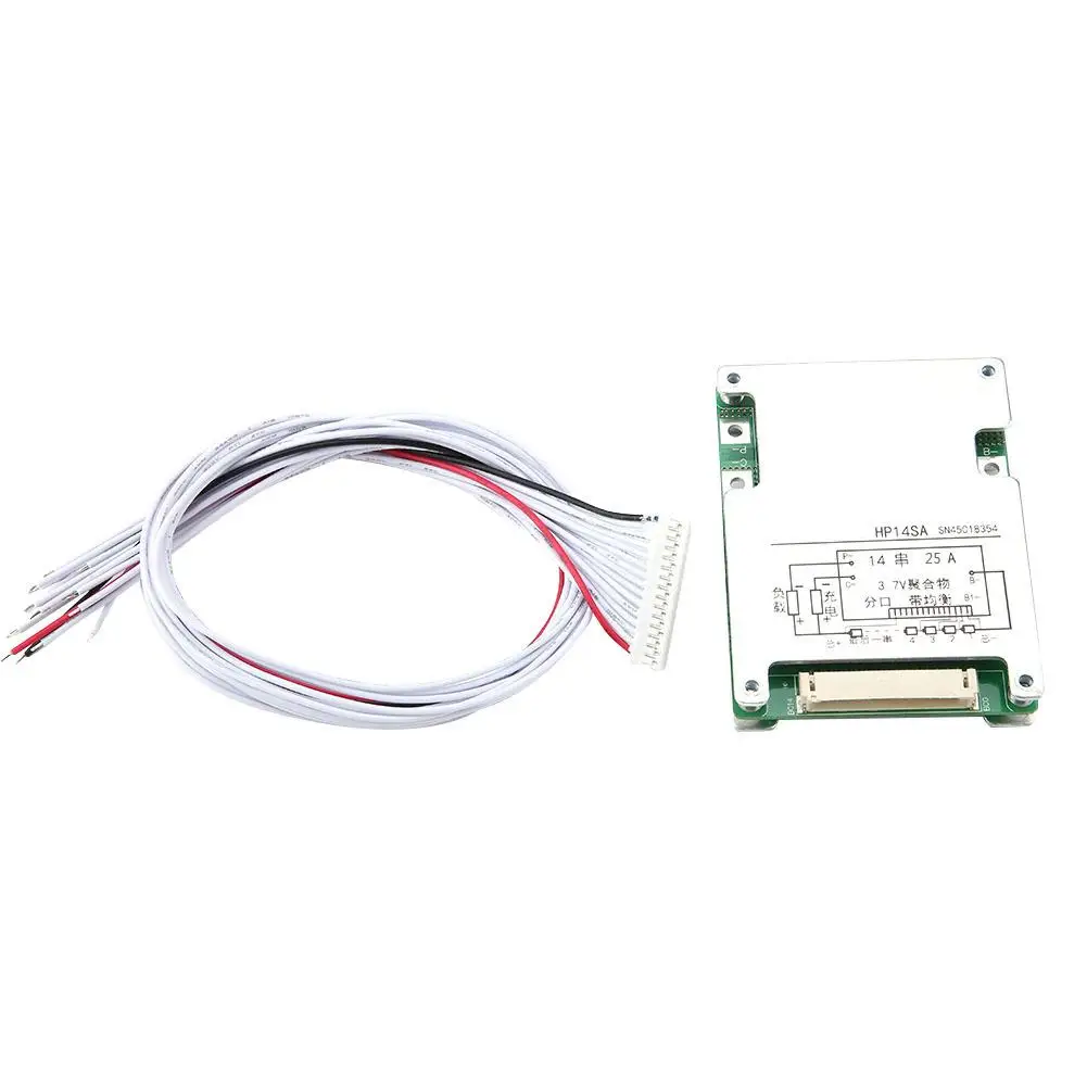 14S 48V 25A/30A/40A плата батареи баланс заряда с алюминиевым радиатором|Детали и