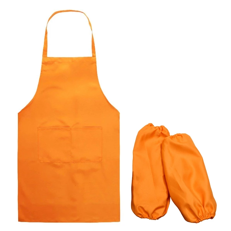 NEW 2019 Fashion Lady Women Unisex Anti-oil Apron with Sleeves Home House Kitchen Chef Butcher Restaurant Cooking Baking Dress