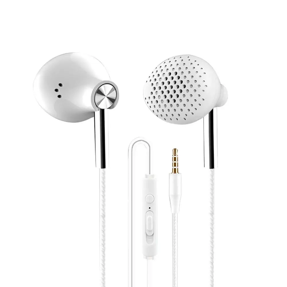 

Noise Isolating Wired In-ear Earbuds Mic Volume Control Earphones for Phone PC 2019NEW