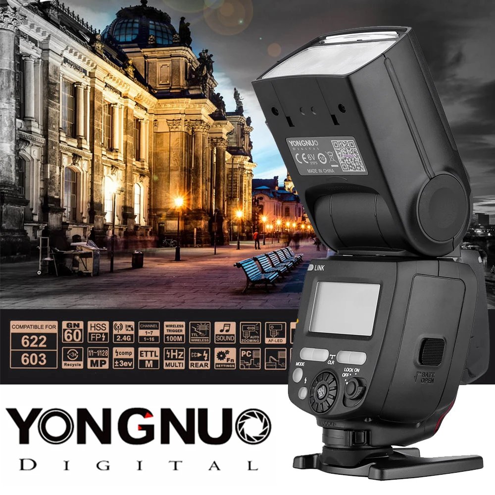 YONGNUO YN685 Вспышка Speedlite для Canon DSLR камер E-TTL HSS 1/8000s GN60 2,4G Беспроводная вспышка Speedlite профессиональная