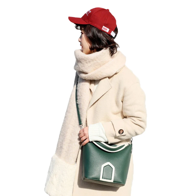

Witfox women shopping bags fashion bucket luxury carry travel package for woman 2019 shoulder crossbody bag