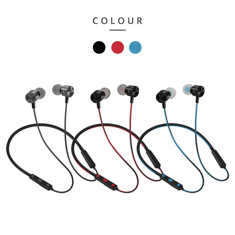 Bluetooth Earphones Wireless Headset Magnetic Sport With Microphone Earbuds Handsfree For Meizu Sony Xiaomi Phone Gaming Heads
