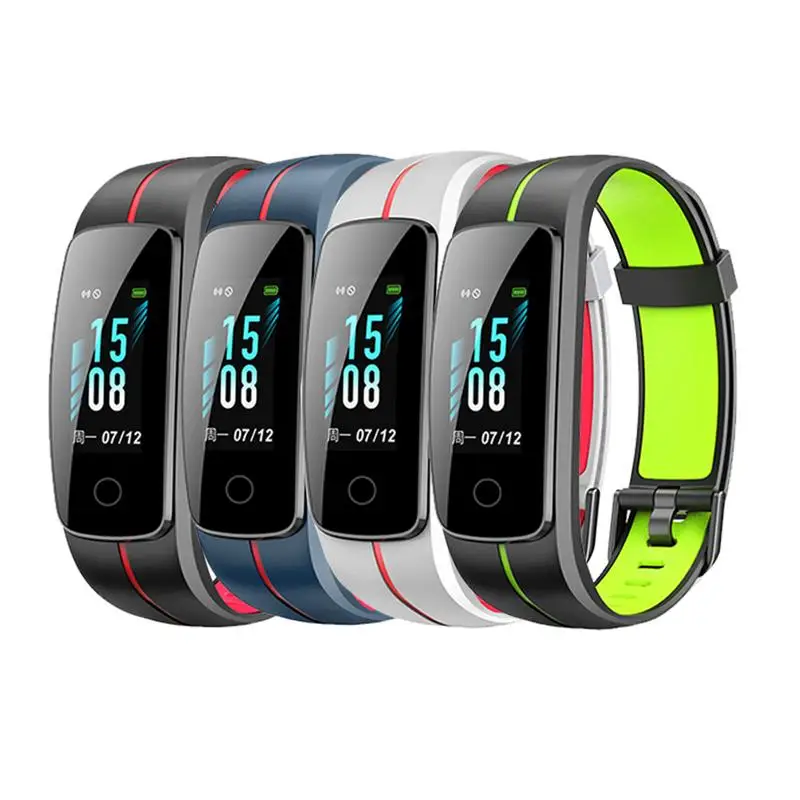 

Smart Bracelet ID107C Two-color Strap for Veryfit Pro Fitness bracelet Tracker podometre Band sport tester watch pk for mi band2