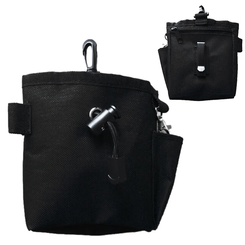

1PC Black Pet Dog Puppy Training Treat Snack Bag Feed Bait Food Pouch Belt Bags Waist Bag