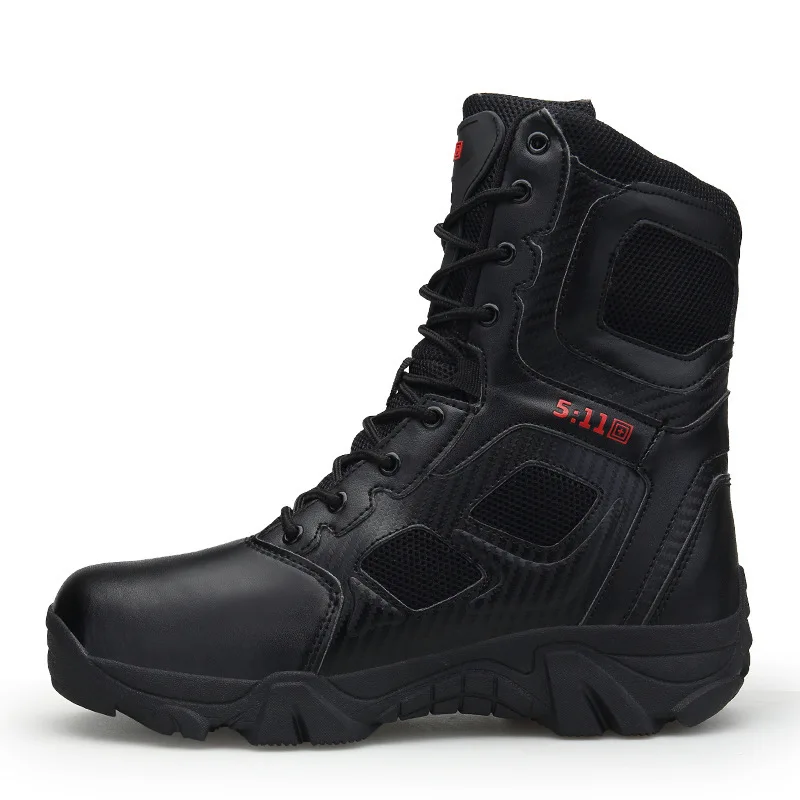 

Botas Militares Botas De Combate Hiking Climbing Shoes Leather Outdoor Men Wear Resistant Damping Sports Shoes Men Plus Size