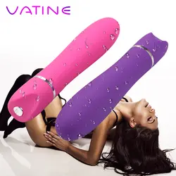 VATINE 10 Частота фаллоимитатор вибратор G-spot Клитор стимулирующие секс-игрушки для женщин водонепроницаемые игрушки для взрослых