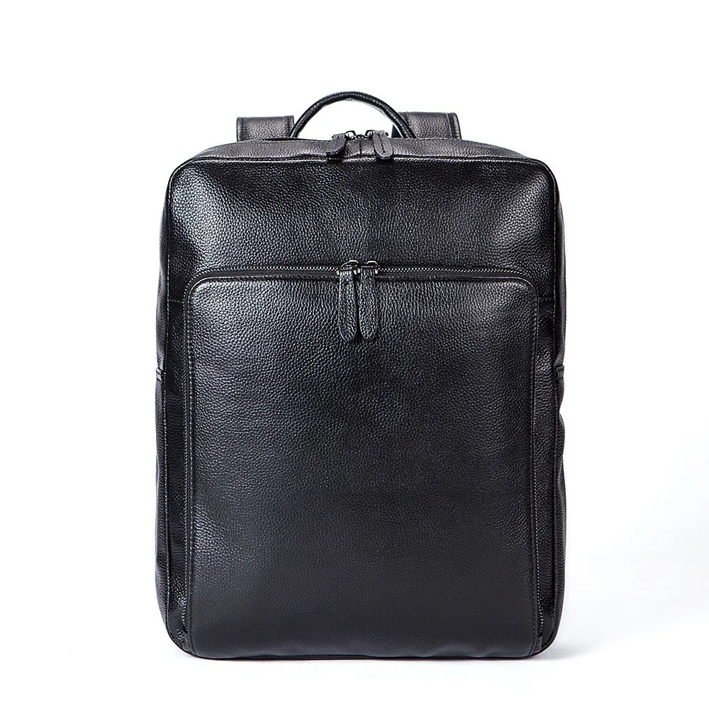 

Hottest Men Backpack Cow Leather Functional Bags Men Waterproof Shoulder Bag Big Capacity Men Bag School Bags For Teenager