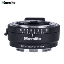 Commlite CM-NF-NEX Manual Focus Lens Mount Adapter Ring for Nikon G,F,A,I,S,D Lens to use for Sony NEX E Mount Cameras Commlite CM-NF-NEX Manual Focus Lens Mount Adapter Ring for Nikon G,F,A,I,S,D Lens to use for Sony NEX E Mount Cameras