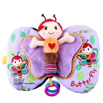 

Jollybaby Animal Butterfly Bee Baby Toys Infant Kids Early Education Development Cloth Books Learning Unfolding Activity Books