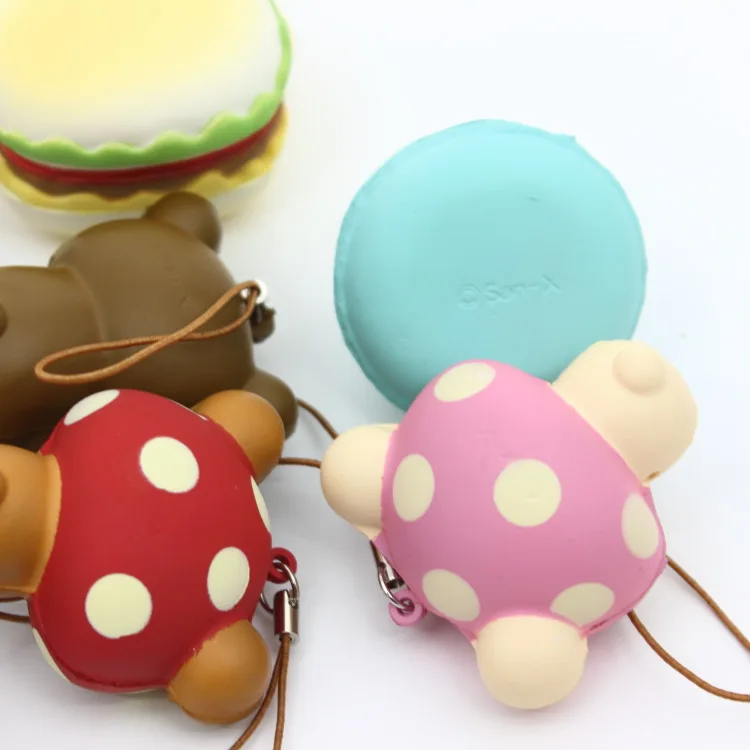 Оригинальная упаковка мягкая микс Rilakkuma queeze bun игрушка для сотового телефона san X