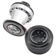 Алюминиевый автомобильный серебряный адаптер ступицы рулевого колеса и черный быстросъемный адаптер для MIT Eclipse Galant