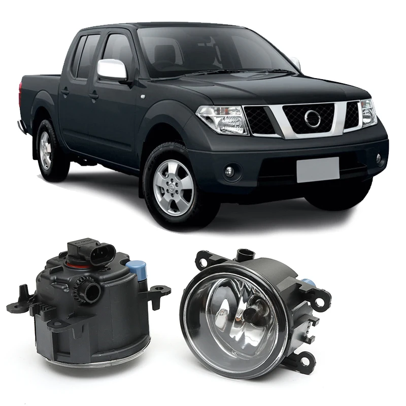 

D40 Clear Lens Fog Light Kit For 2005-2014 nissan Frontier Navara Lamp Daytime Running Cut-Line Lights LED Car-Styling