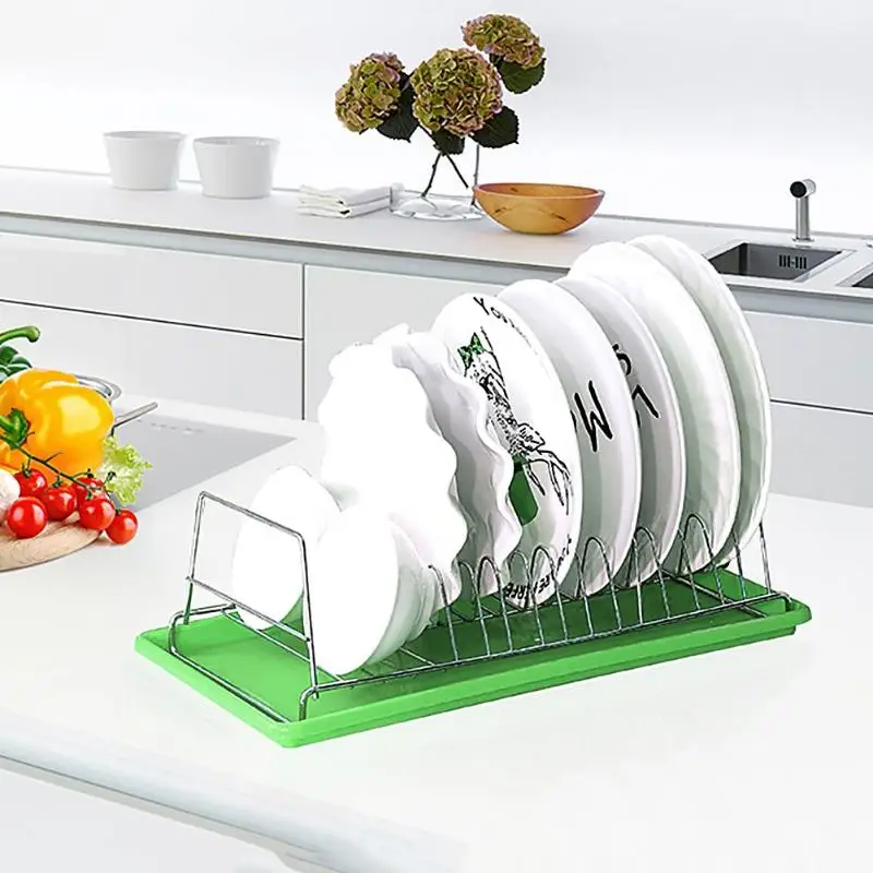 

Dish Drainer Drying Rack Dinnerware Bowl Cup Holder Tableware Storage Shelf Kitchen Dish Plate Organizer Storage Rack Tray