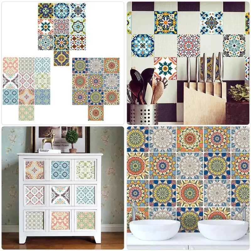 10pcs PVC Waterproof Film Wall Stickers Self-adhesive Background Tiles Decals Kitchen Decoration Wall Sticker Home Decor E5M1 10pcs PVC Waterproof Film Wall Stickers Self-adhesive Background Tiles Decals Kitchen Decoration Wall Sticker Home Decor E5M1