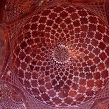 Agra India Taj Mahal Mosque ceiling Poster Print by Charles O. Cecil (18 x 24) | Дом и сад