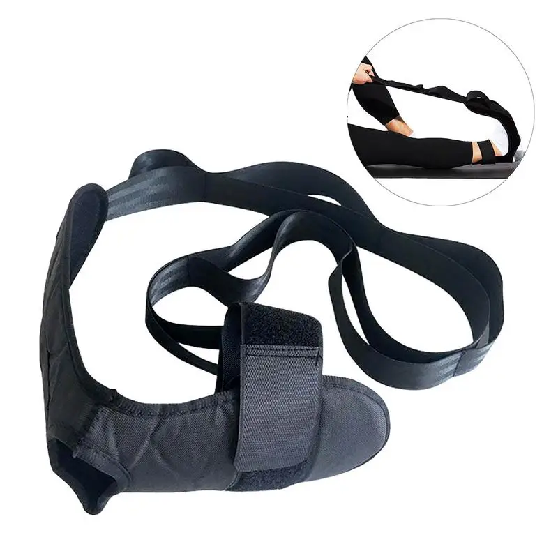 

115 X 14 CmPolyester Ankle Joint Stretching Belt Achilles Tendon Rehabilitation Ligament Foot Extension Auxiliary Training Belt
