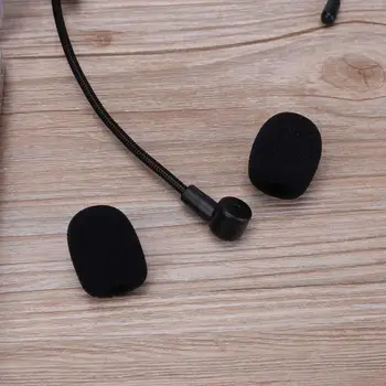 

5pcs/pack Soft Elastic Sponge Microphone Head Cover Windscreen Mic Cover for Headset Collar Mic