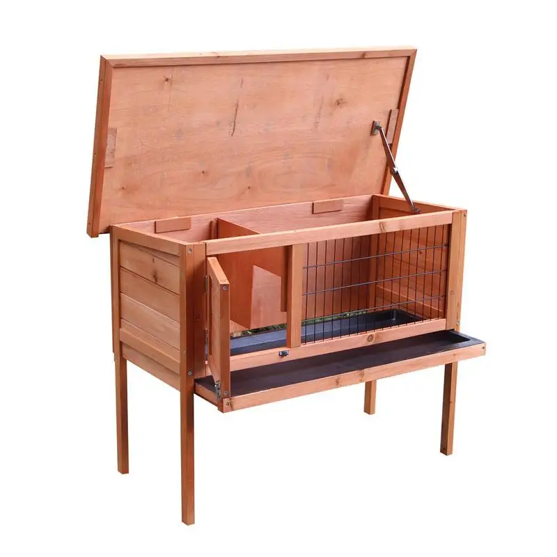 

High quality 36" Single Deck Waterproof Wooden Chicken Coop Hen House Pet Animal Poultry Cage Rabbit Hutch Natura