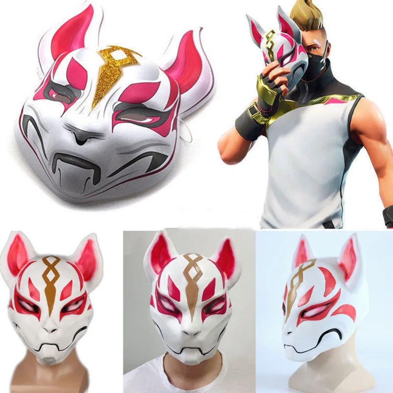 

Party Carnival Unisex Fox Drift Skin Masks Cosplay Costume-sale Eye Mask Halloween Use Novelty Masquerade Masks