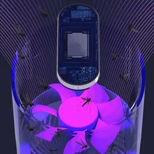 Анти Moustique USB СВЕТОДИОДНЫЙ светильник-убийца от комаров светодиодный жучок Zapper наклейка от комаров лампа ловушка для насекомых Убийца дома борьба с вредителями