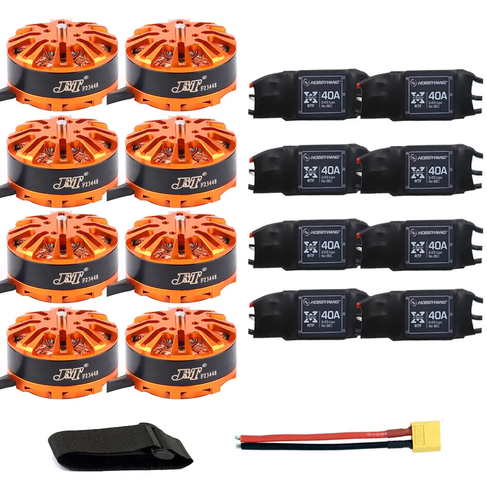 

DIY Drone Quadcopter Aircraft Motor Combo 3508 380kv Motor Hobbywing XRotor 40A ESC XT60 for 8-Axis/6Aixs/4-Axis Multi-rotor
