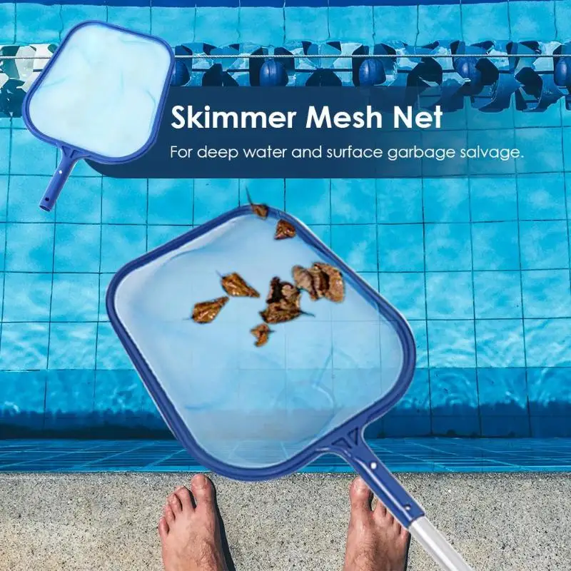 

Fish Pond Skimmer Net Swimming Pool Cleaning Leaf Skimmer Mesh Frame Net for Spa Koi Fish Pond Tub Cleaning