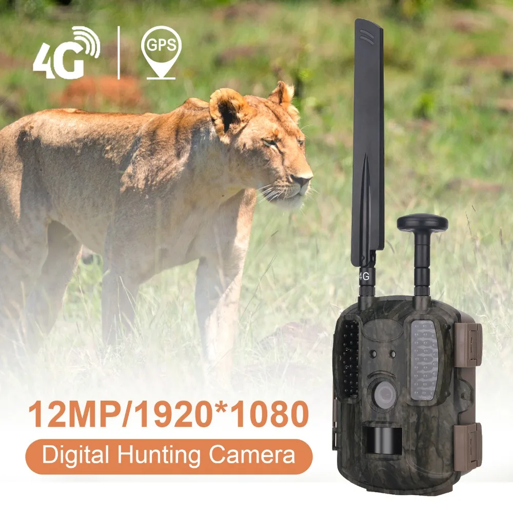 Trail Camera 4G фотоловушка MMS с ночным видением Охотничья камера поддержкой приложения