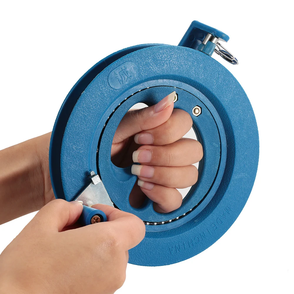 

Kite Reel Winder ABS Winding Reel Grip Wheel Kite String ABS Plastic Kite Reel with String Blue Kite Winder Reel Outdoor Tools