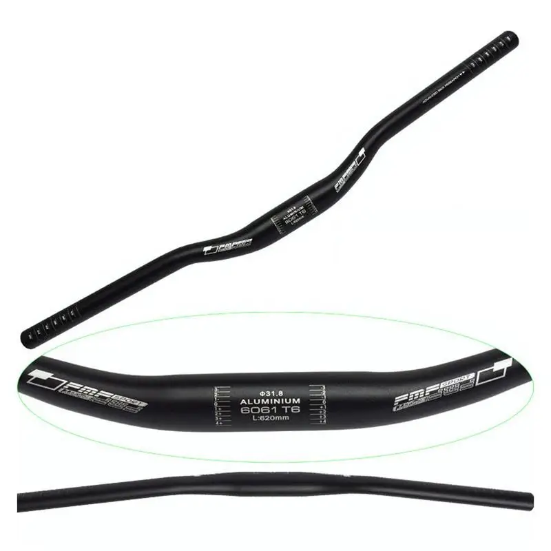 31.8*620mm سبائك الألومنيوم دراجة المقود دراجة هوائية جبلية الكربون المقود 600mm MTB دراجة أجزاء اكسسوارات الدراجات