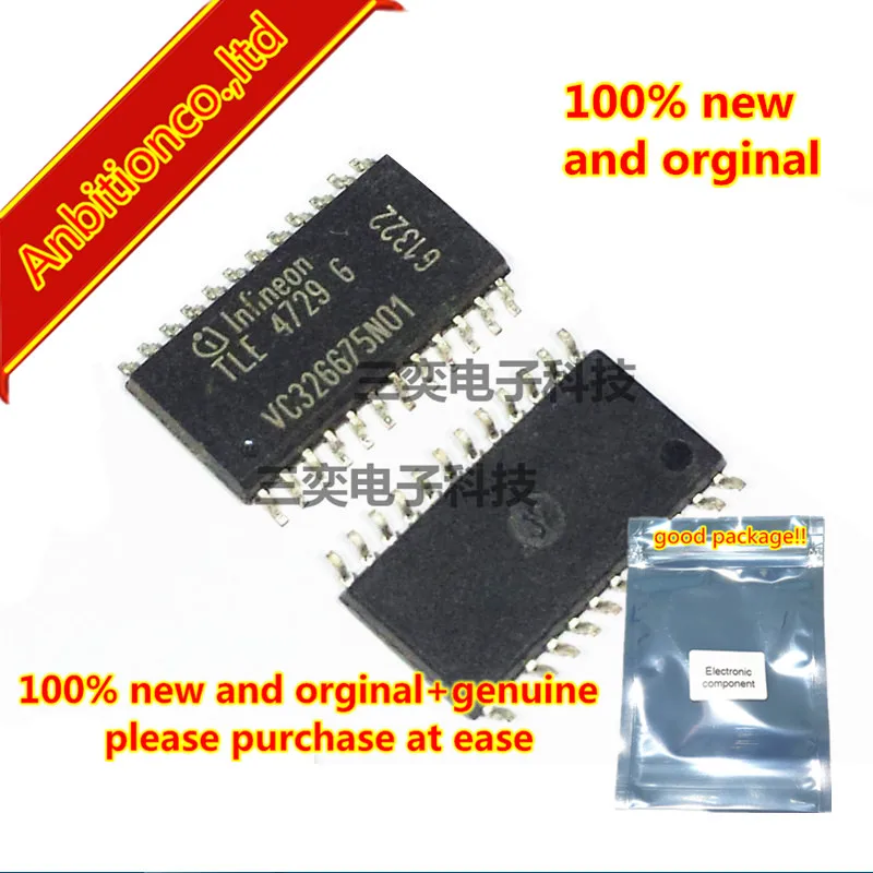 10 шт. 100% новый и оригинальный TLE4729G IC SOP24 2-фазный шаговый электродвигатель