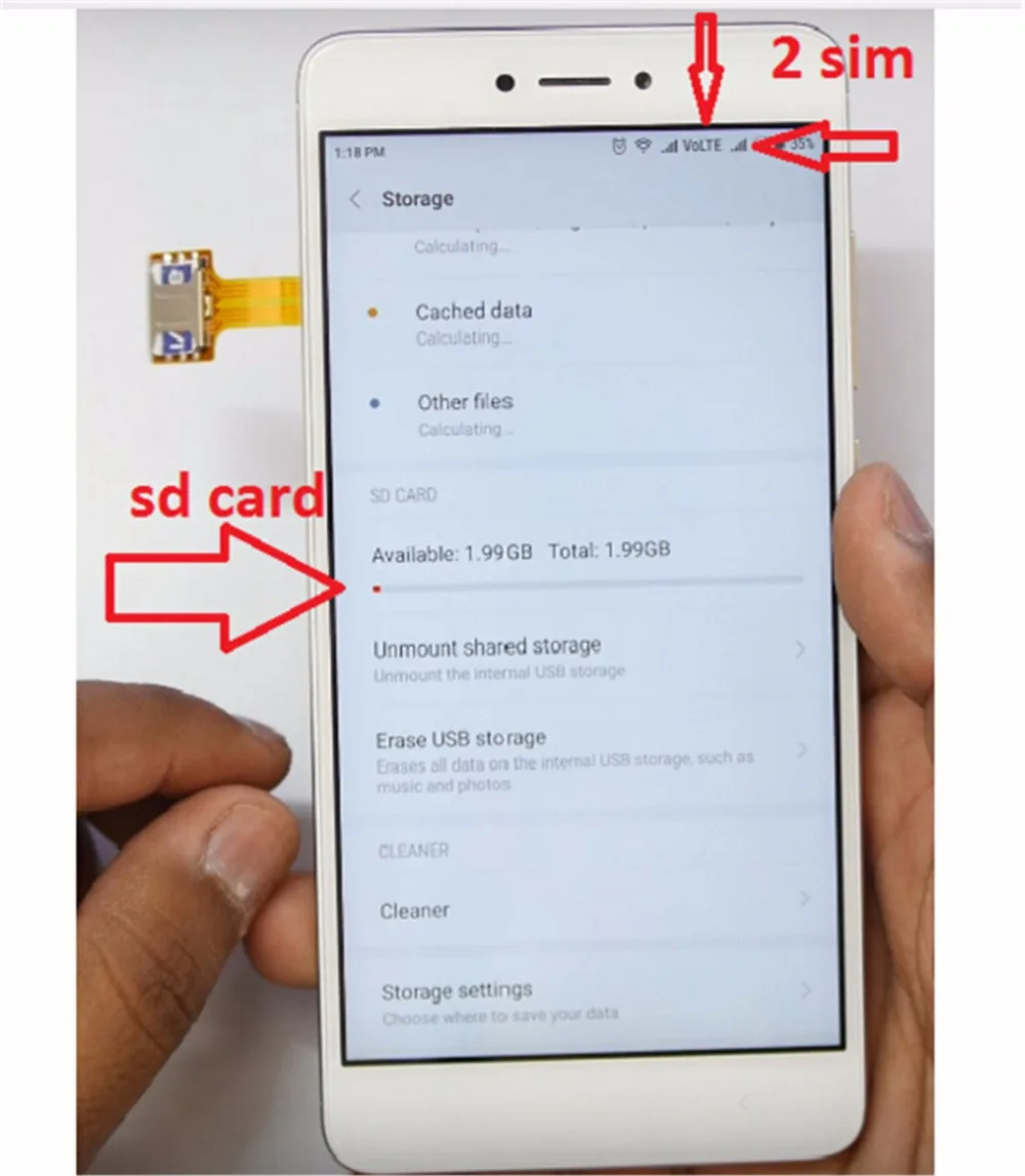 Топ гибридный двойной адаптер sim карты Micro SD Nano Sim удлинитель Android мобильный Xiaomi Redmi