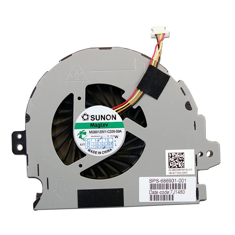 

New For HP Envy M6-1188ca M6-1205dx M6-1225dx Notebook PC CPU Cooling Fan One piece Brand new, never been used Silver,black 1 x
