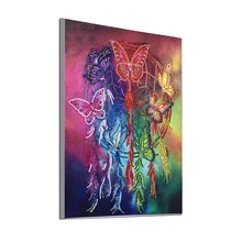 Фото на заказ! Алмазная живопись особой формы Diy 5D частичное сверло вышивка крестиком Алмазная Вышивка Картины Искусство ремесло Butterf