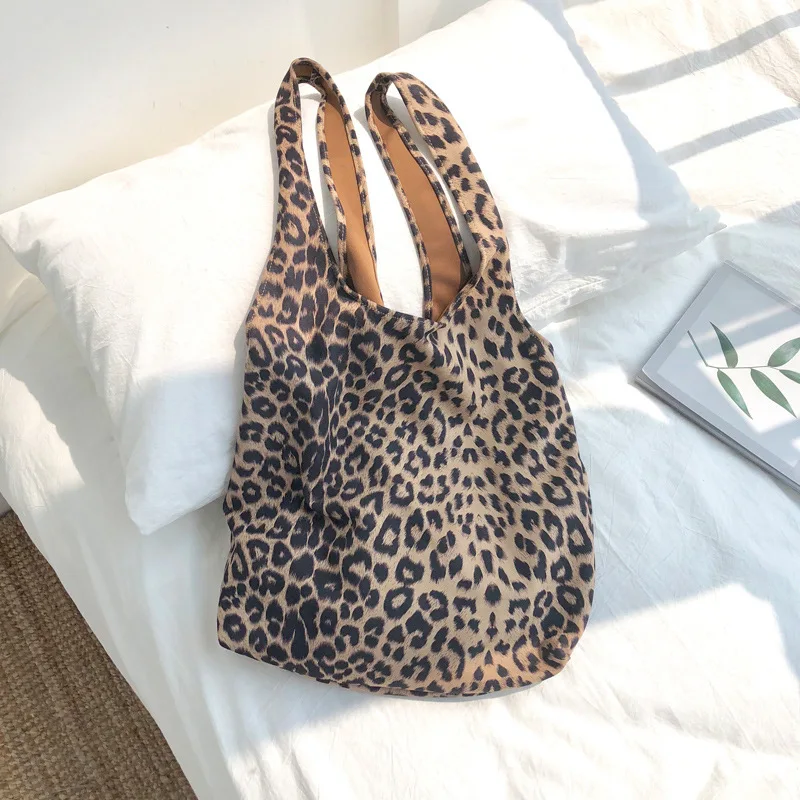 

LUYO Leopard Print Fashion Tote Winter Girl Shoulder Bag For Female Luxury Handbags Women Bags Designer Sexy Leather Suede Sac