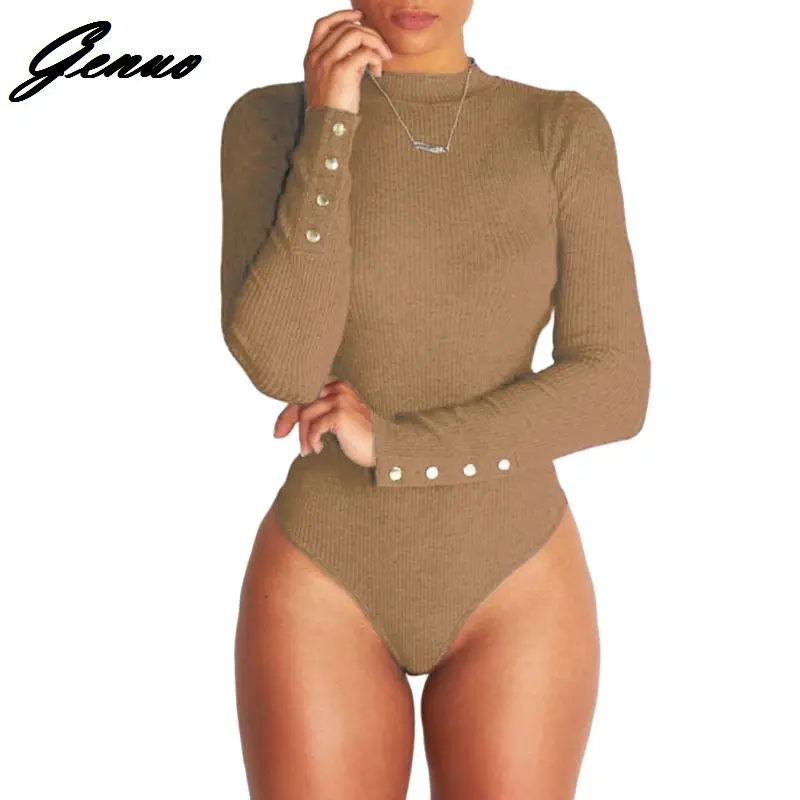 Sexy Turtleneck Bodysuit Women Tops Long Sleeve Elastic Slim Playsuit Romper 2019 Spring Female Solid Body Suits Mujer Overalls Sexy Turtleneck Bodysuit Women Tops Long Sleeve Elastic Slim Playsuit Romper 2019 Spring Female Solid Body Suits Mujer Overalls