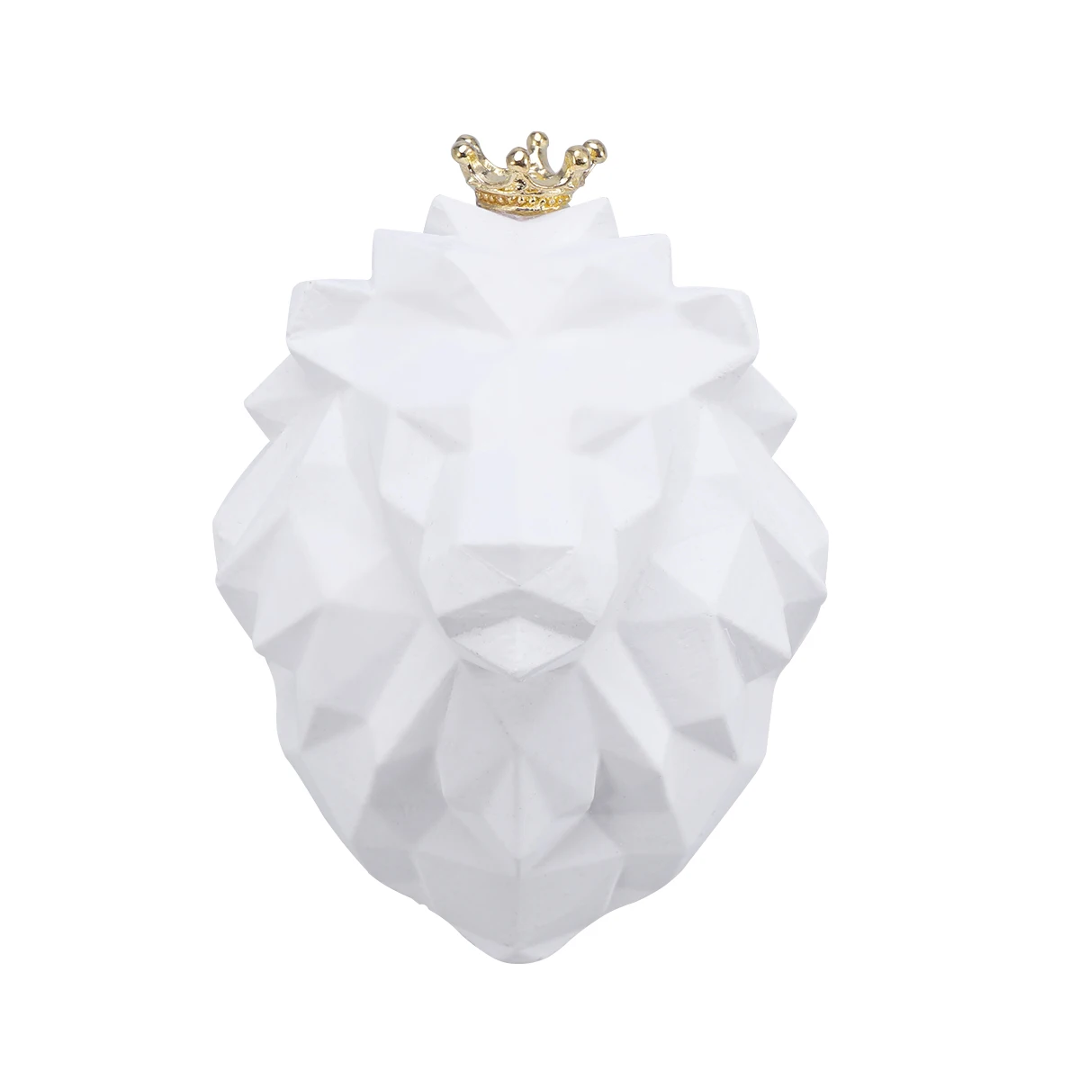 

3D Lion Head Car Air Conditioning Air Vent Perfume Essential Oil Diffuser Aromatherapy Car Decoration (White)
