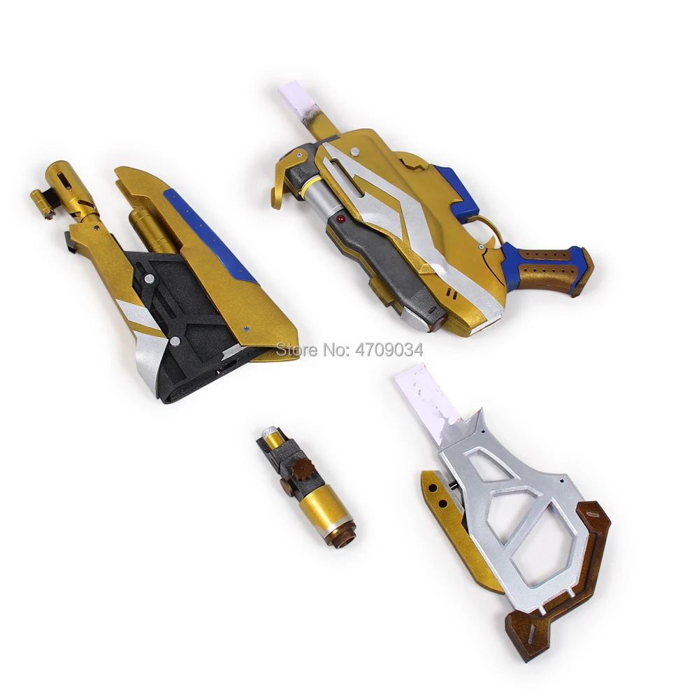 Overwatch Widowmaker Skin Biathlon оружие Золотая вдова поцелуй Косплей Реплика снайперская