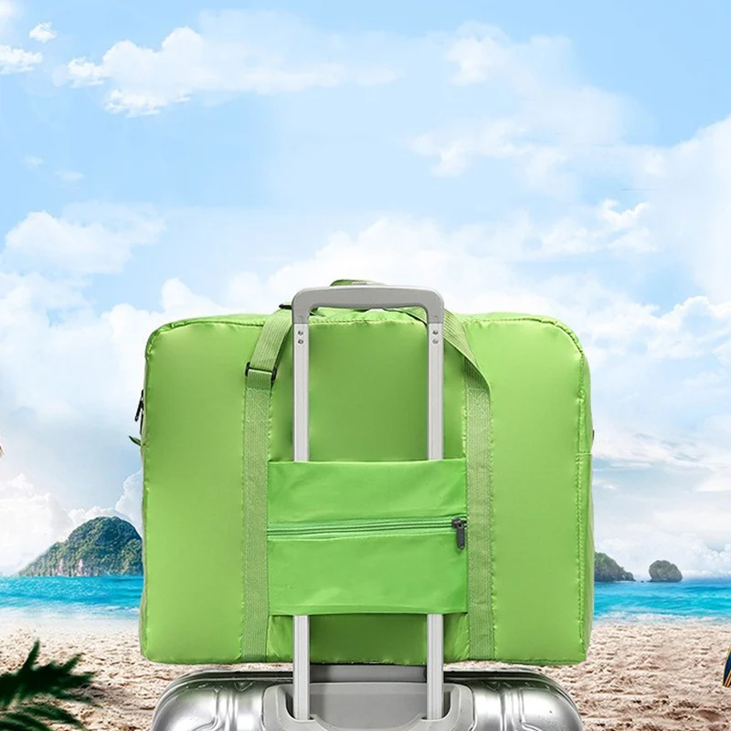 

Big Foldable Travel Storage Luggage Carry-on Organizer Waterproof Clothes Duffle Portable Travel Big Size Bag
