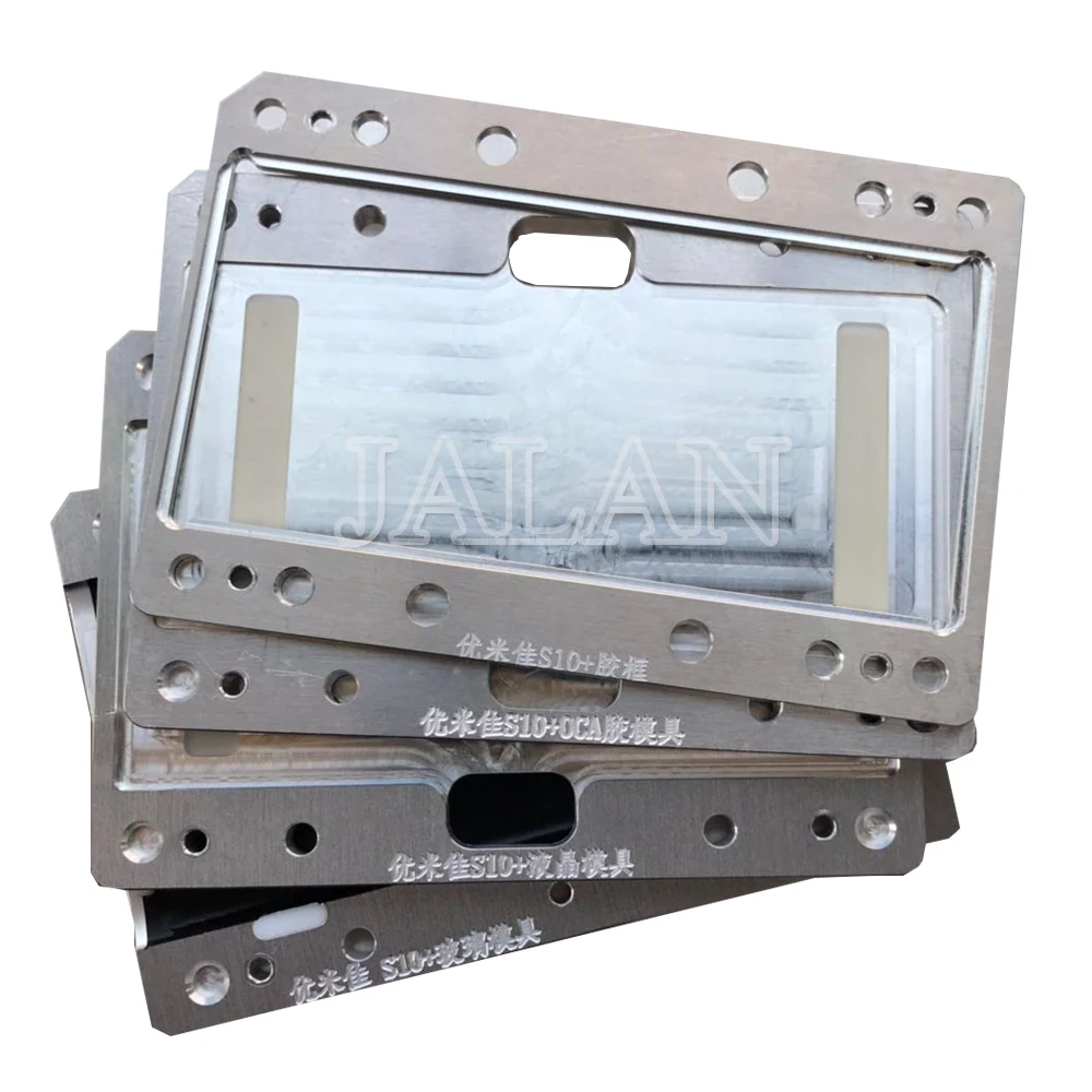 

YMJ Mold For Samsung Galaxy s10/s10 plus edge LCD touch screen/oca/glass positioning laminating by YMJ laminating machine